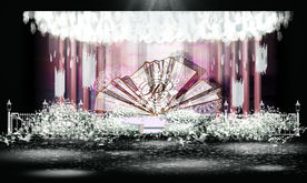 欧式婚礼舞台背景