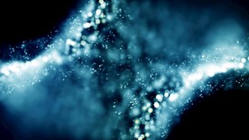 粒子 空间 蓝色