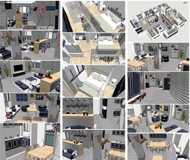 简约家居装饰模型