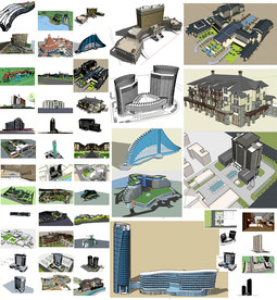 酒店建筑设计模型