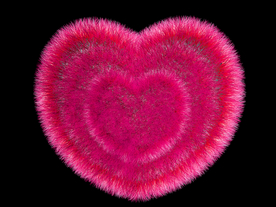 爱心 心形 温暖 材质 c4d