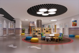幼儿园活动室模型效果图