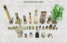 欧式景观灯花箱