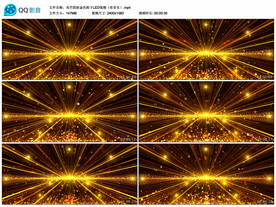 金色粒子颁奖典礼 舞台视频素材