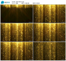 金色粒子颁奖典礼 舞台视频素材