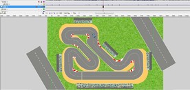 赛车比赛动画素材15秒动漫作业