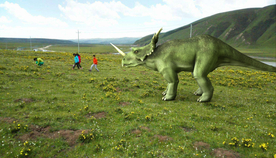 C4D恐龙 侏罗纪 远古 龙