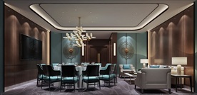 餐厅包间模型效果图