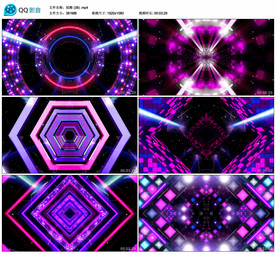 炫酷动感热舞 舞台背景视频素材