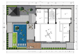 别墅花园平面图
