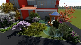 别墅游园动态效果图