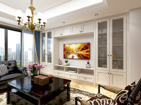 全铝电视 整体家居 膜压 客厅