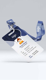 高档通用工作证员工证商务证设计