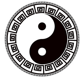 中国阴阳太极八卦logo