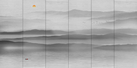 大型水墨山水画