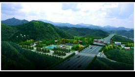 城市道路景观效果图