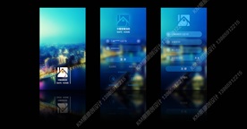 厚重华丽的登陆注册页面