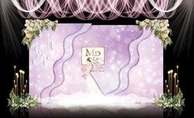 紫色系婚礼