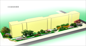 小区游园绿化景观规划效果图