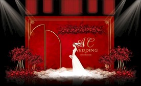 红色系婚礼