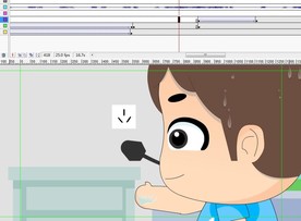 洗手后误碰电器触电20秒动画