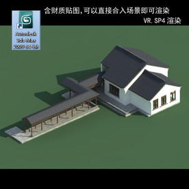 中式建筑 中式多层