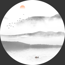 大尺寸山水装饰画