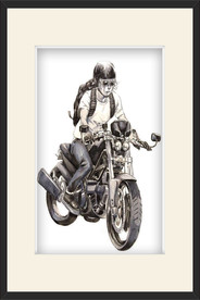 手绘人物装饰画