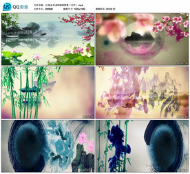 江南梦里水乡 舞台大屏背景视频