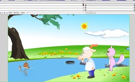 智救小松鼠落水64秒动画