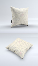 北欧ins风多肉植物素雅抱枕图