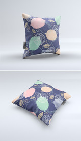 北欧ins风多肉植物素雅抱枕图