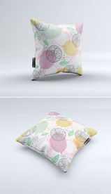 室内家居抱枕枕头图案印刷文件