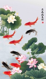 九鱼图