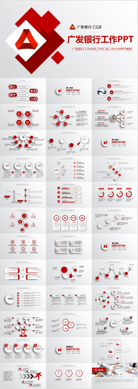 广发银行总结计划汇报PPT