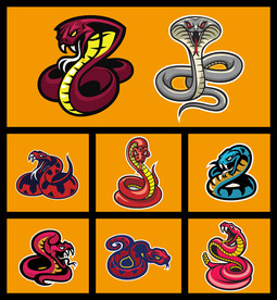 矢量电竞蛇形系列设计