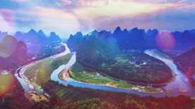 《山歌好比春江水》配乐舞台背景