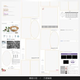 淘宝天猫女装空白通用模板图片