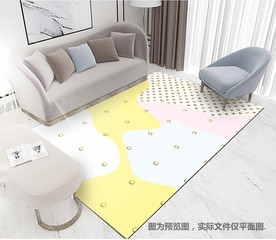 北欧风地毯设计图案