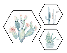 北欧多肉装饰画