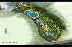 别墅庄园苗圃景观效果图