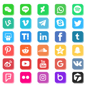 社交软件图标APPicon