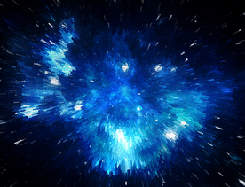 星空图 大型蓝色星空