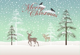 冰天雪地插画插图