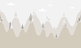 抽象山脉插画插图