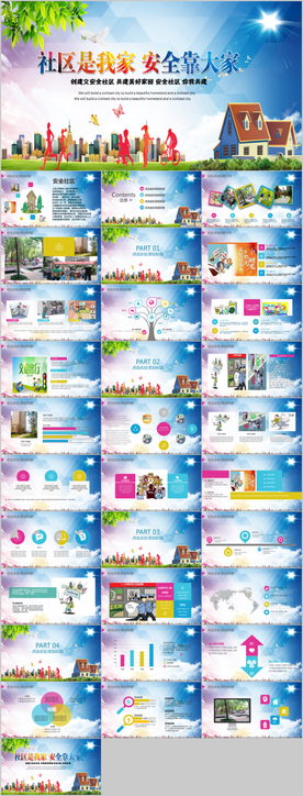 中国社区安全社区和谐社区PPT