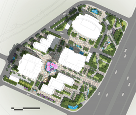 产业园区景观平面图