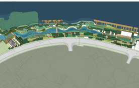 滨水景观设计平面图