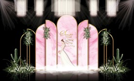 粉色大理石婚礼