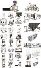 服装店装饰设计模型